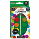 ACUARELA 12 COLORES ALPINO