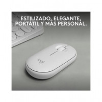 LOGITECH Raton Inalambrico/bluetooth Pebble 2 M350S Blanco