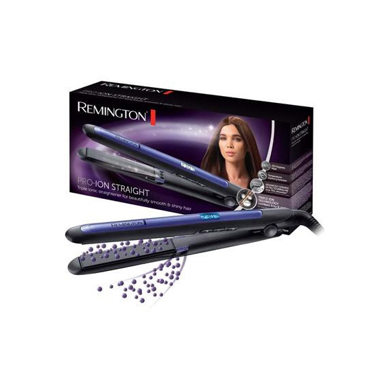 REMINGTON Plancha de Pelo Pro-ion, Placas Ceramica S7710 Negro