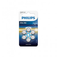 PHILIPS Pack 6 Pilas Boton Zinc Air ZA675