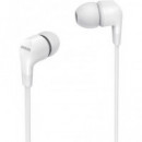 PHILIPS Auricular Estereo con Cable Jack 3.5MM y Microfono Blanco TAE1105