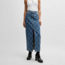 HUGO Falda Maxi Denim 50519898-978