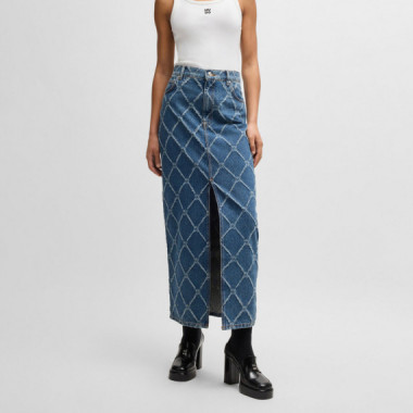 HUGO Falda Maxi Denim 50519898-978