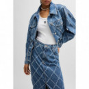 HUGO Falda Maxi Denim 50519898-978