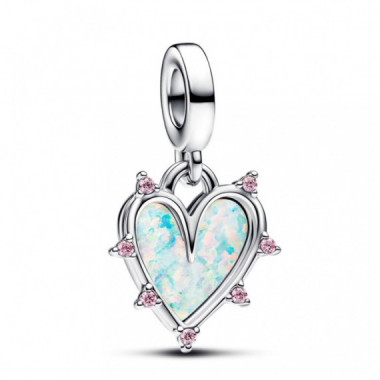 PANDORA Charm Colgante Doble Amistad Opalescente PANDORA Moments 793434C01