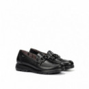 FLUCHOS Mocasines Negros F1794-SUGAR Negro