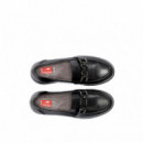 FLUCHOS Mocasines Negros F1794-SUGAR Negro