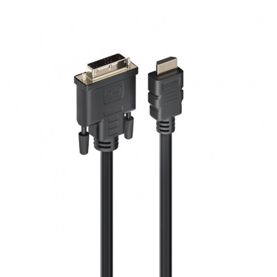 EWENT EC1350 Adaptador de Cable de Vídeo 2 M HDMI Tipo a (estándar) Dvi-d Negro