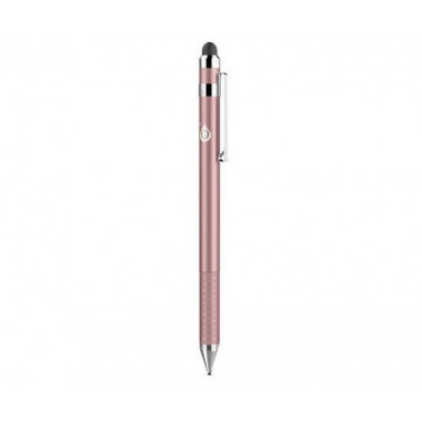 ONE+ Lapiz Tactil Universal Rosa Oro para Tablet - Smartphones   NG6032 / Rosa Oro / 2X Puntas Tactiles