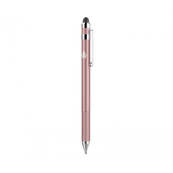 ONE+ Lapiz Tactil Universal Rosa Oro para Tablet - Smartphones   NG6032 / Rosa Oro / 2X Puntas Tactiles