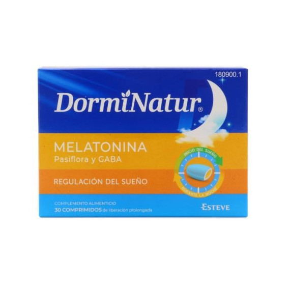 DORMINATUR Melatonina Pasiflora y Gaba 30 Comp