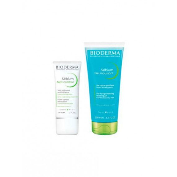 BIODERMA SEBIUM GEL MOUSSANT 200ML+MAT CONTROL