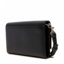 Cartera Sculpted Long Fold Strap Deboss  CALVIN KLEIN