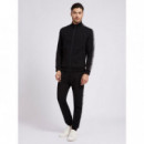 Full Zip New Arlo Sweatshirt Jet Black a  GUESS