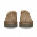 Zueco Plataforma Oveja+ante Marron  UGG