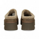 Zueco Plataforma Oveja+ante Marron  UGG