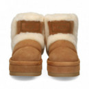 Botin Acolchado Oveja+ante Cuero  UGG