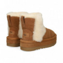 Botin Acolchado Oveja+ante Cuero  UGG