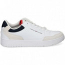 Refuerzo Azul Deportivo Piel Blanco  TOMMY HILFIGER