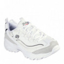 SKECHERS Zapatillas D'lites Blancas 150231-WBK