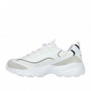 SKECHERS Zapatillas D'lites Blancas 150231-WBK