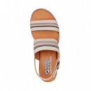 Sandalia Bobs Desert Kiss Hi  SKECHERS