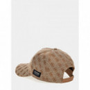 Milano Baseball Cap Beige  GUESS