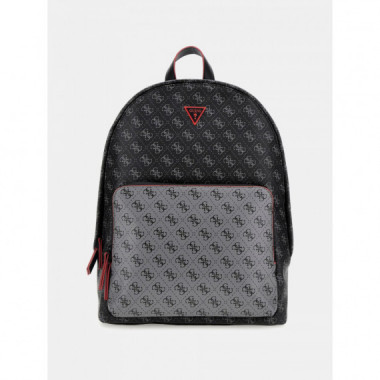 Milano Compact Backpack Dark Black/grey  GUESS