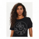 Noémie Ss T-shirt Jet Black A996  GUESS