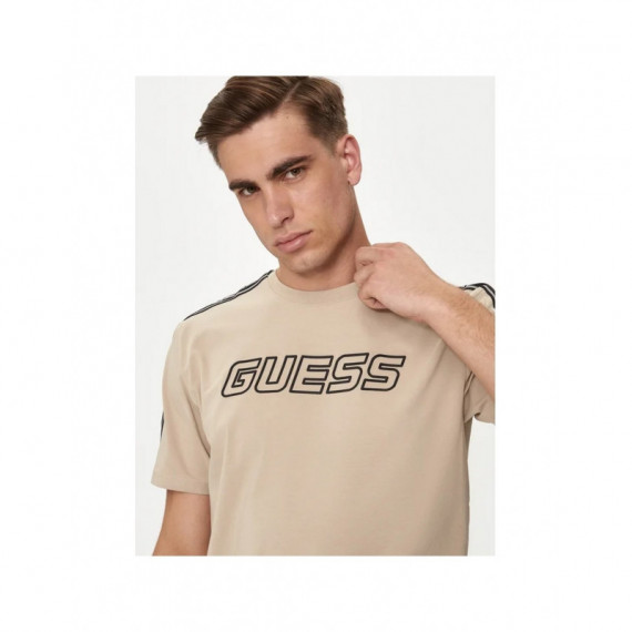 Arlo Cn T-shirt Pasadena Stone  GUESS