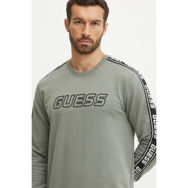 Arlo Cn Sweatshirt Sterling Green  GUESS