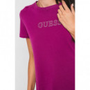 Briana Ss T-shirt Fierce Purple  GUESS