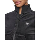 Couture Full Zip Swe Jet Black A996  GUESS