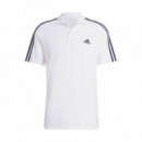 Polo con Logo Bordado y con 3 Rayas  ADIDAS