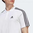 Polo con Logo Bordado y con 3 Rayas  ADIDAS