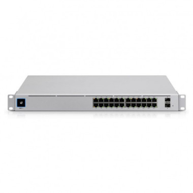 UBIQUITI Switch 24 Puertos con 24 Puertos Poe+ y 2 Sfp USW-PRO-24-POE