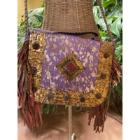 Bandolera Malva Boho Chic  JUNCAL.V