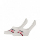 Pack 4 Calcetines Footie con Logo  TOMMY HILFIGER