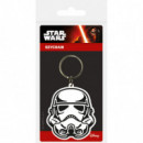 Llavero Goma Star Wars Storm Trooper