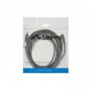 LANBERG CA-MJFJ-10CC-0050-BK Cable de Audio 5 M 3,5MM Negro