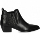 Botin Cowboy Elastico Tachas Negro  VEXED SHOES COMPANY