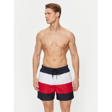 Bañador Tommy Hilfiger Azul Blanco y Rojo