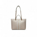 Noreen Sml Girlfriend Carryall Dove Logo  GUESS