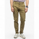 Pantalón Chino Icon Colors Military Green HARPER AND NEYER