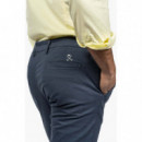 Pantalón Chino Icon Colors Navy Blue HARPER AND NEYER