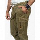 Pantalón Cargo Jogger Military Green HARPER AND NEYER