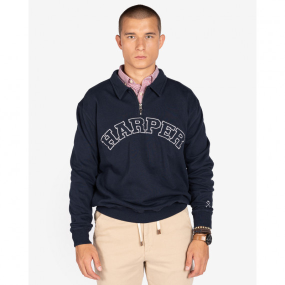 Sudadera Stanford Dark Blue HARPER AND NEYER