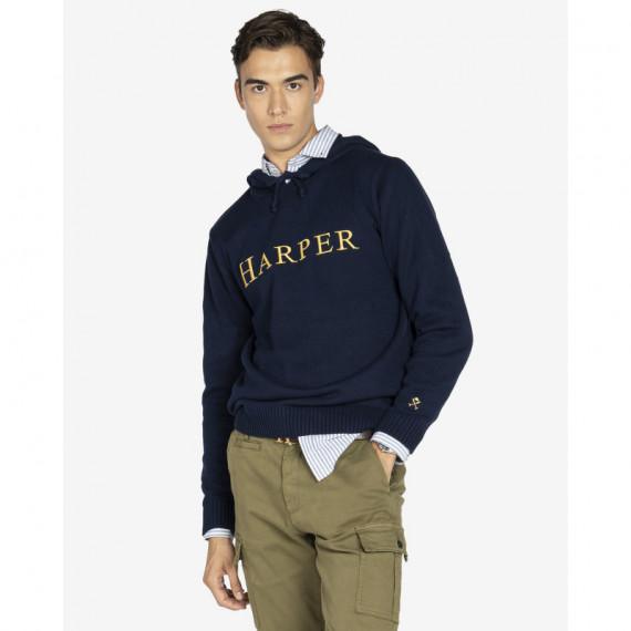 Jersey Hopper Navy Blue HARPER AND NEYER