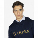 Jersey Hopper Navy Blue HARPER AND NEYER