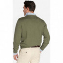 Jersey Vermont Soft Military Green HARPER AND NEYER